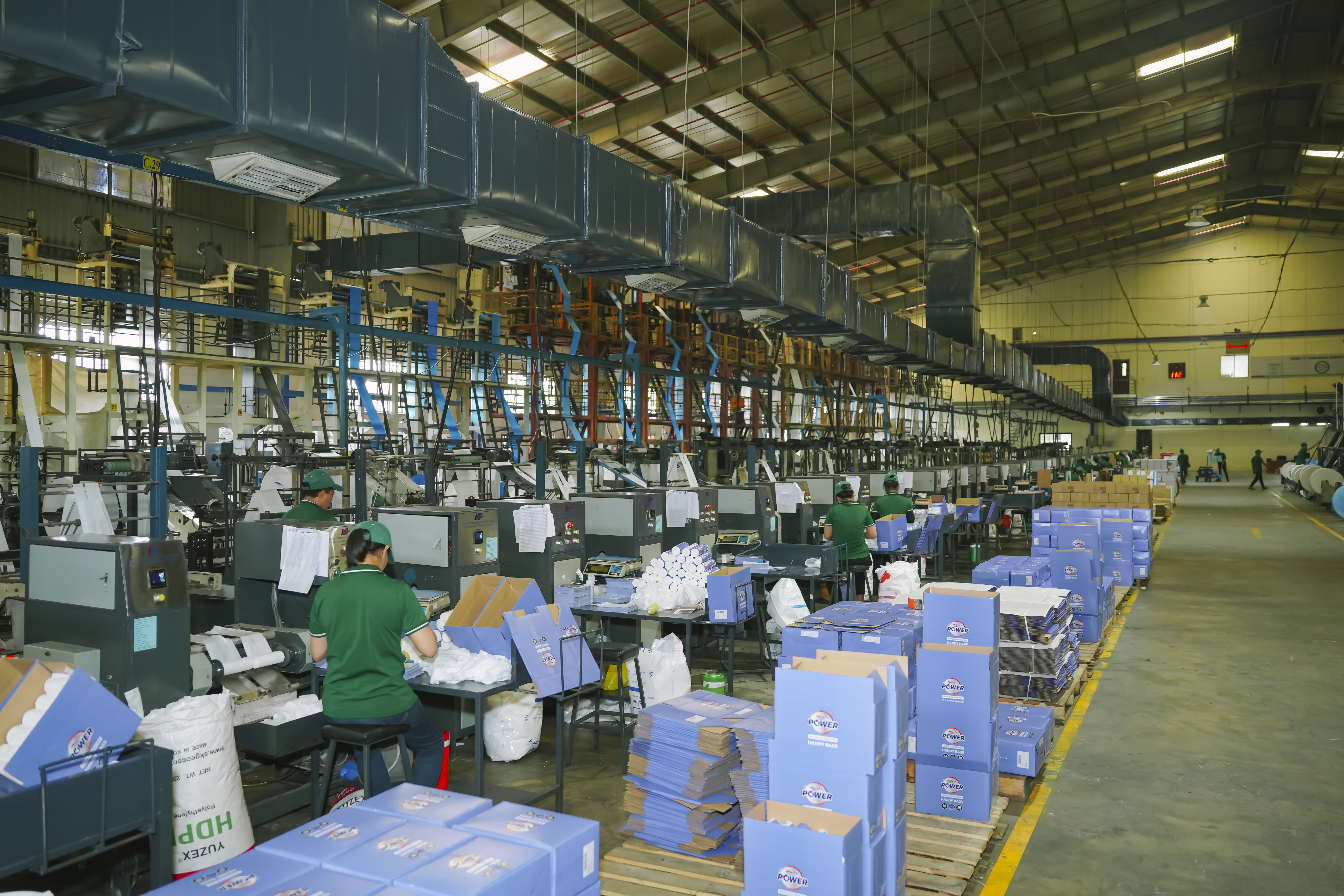 Workers working area